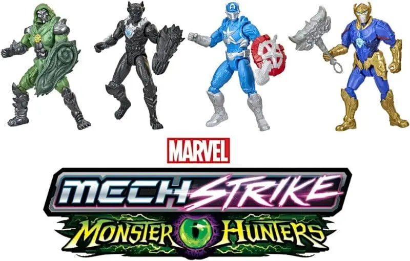 Avengers Mech Strike Monster Hunters, Personaggi Giocattolo