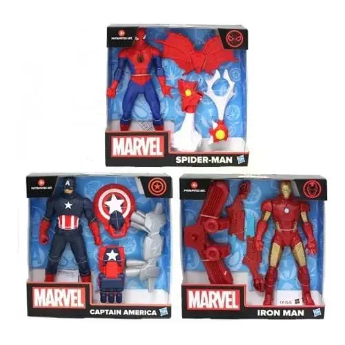 Avengers Super Heroes, Personaggi da 25cm con Armature