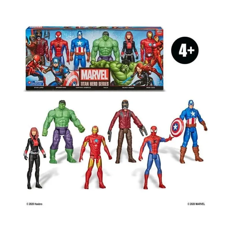 Avengers Titan Heroes set 6 Personaggi da 30 cm