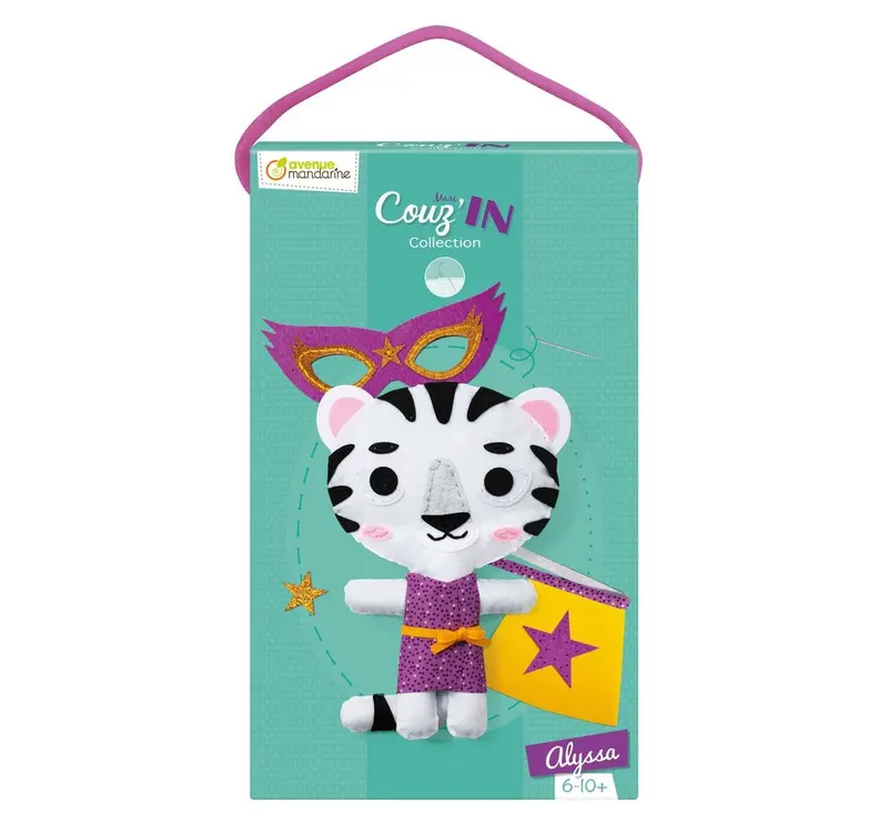 Avenue Mandarine Tiger Alyssa è un kit creativo per cucito Alyssa
