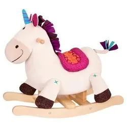 B. Toys B. Dilly-Dally L'unicorno a dondolo.