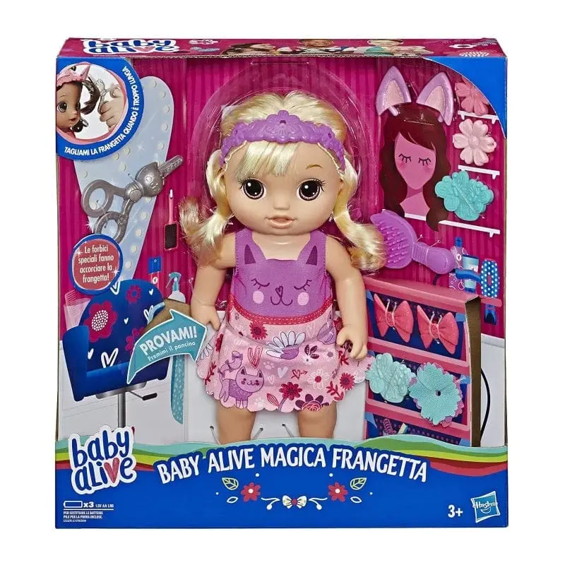 Baby Alive Magica Frangetta Bambola Hasbro