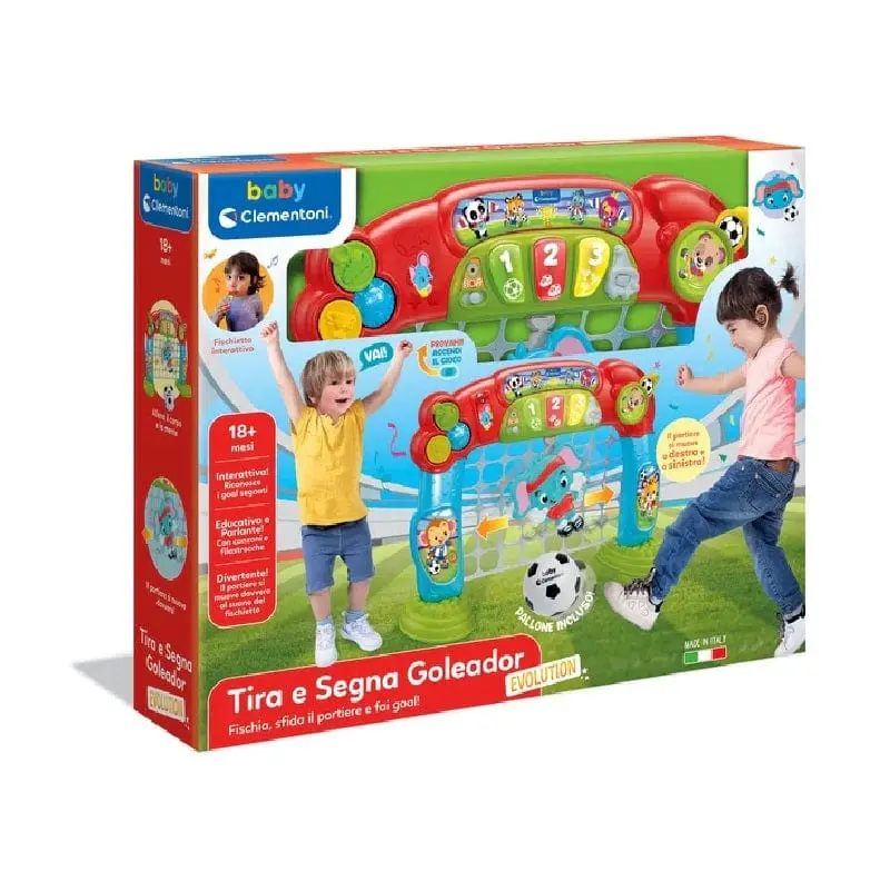 Baby Clementoni Gioco Tira e Segna Goleador Evolution 17748