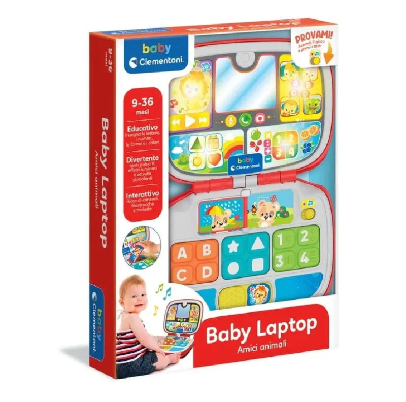 Baby Clementoni Lap Top Amici Animali 17677