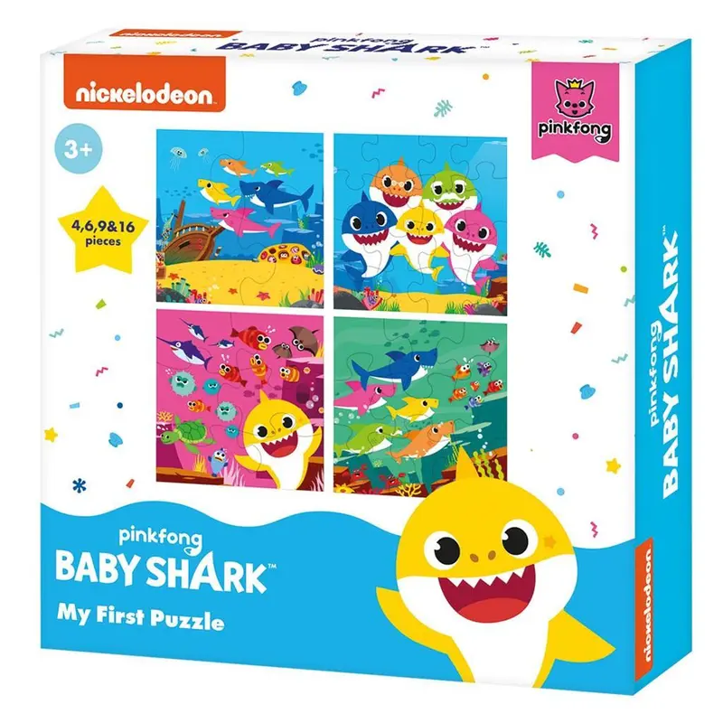 Baby Shark - Il Mio Primo Puzzle 4in1