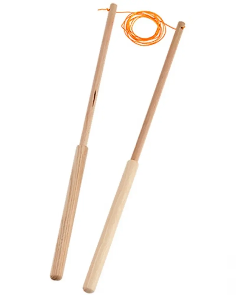 Bacchette Diablo in legno con filo - Play Juggling - Art. J3952