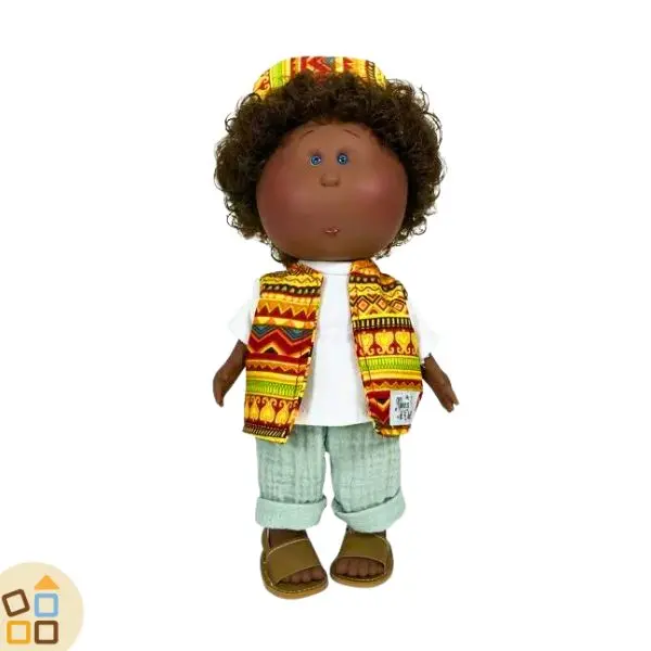 BAMBOLA 30 CM, MIA SPECIAL MASCHIO AFRO