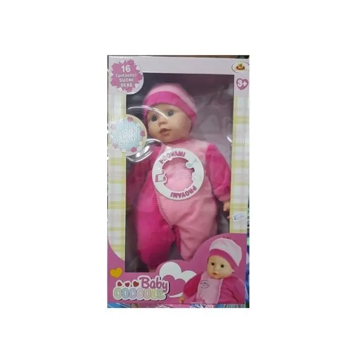 Bambola Baby Coccole 40cm con Voce