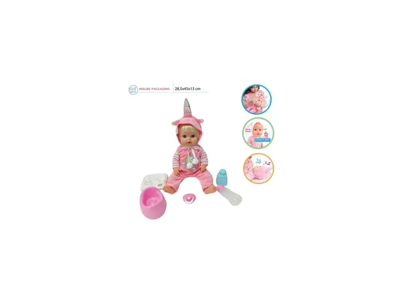 Bambola Birby Fantasy Unicorno Interattivo