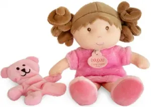 BAMBOLA IN STOFFA PICCOLA, ROSA