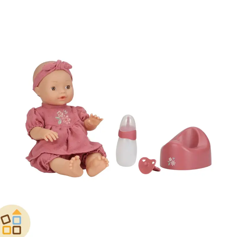 BAMBOLA IN VINILE BEVE E FA PIPI, LIVIA