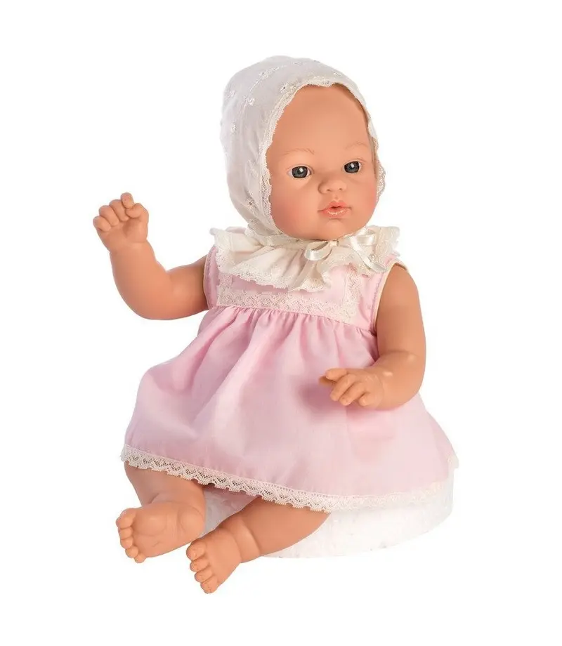 Bambola Koke Cuffia e Vestito Rosa, 36 cm - Asi - Art. 419117