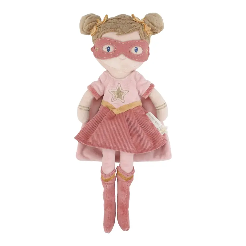 Bambola Morbida Superhero Rosa 35 Cm. - Cuddle Doll Superhero Rosa (LD4673)