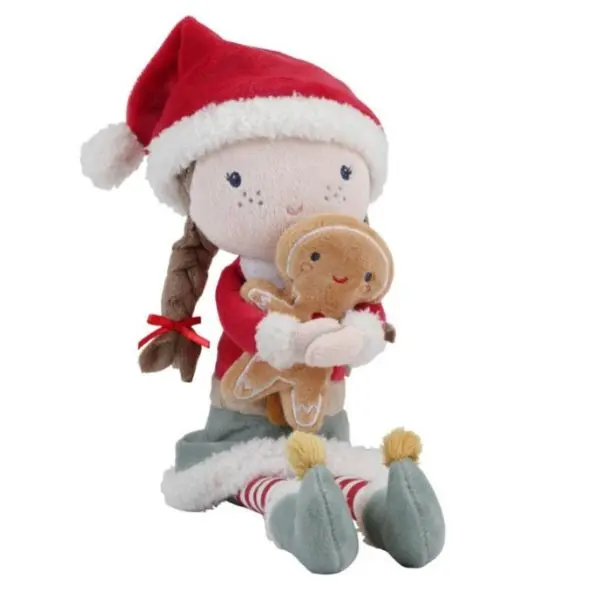 BAMBOLA NATALE ROSA