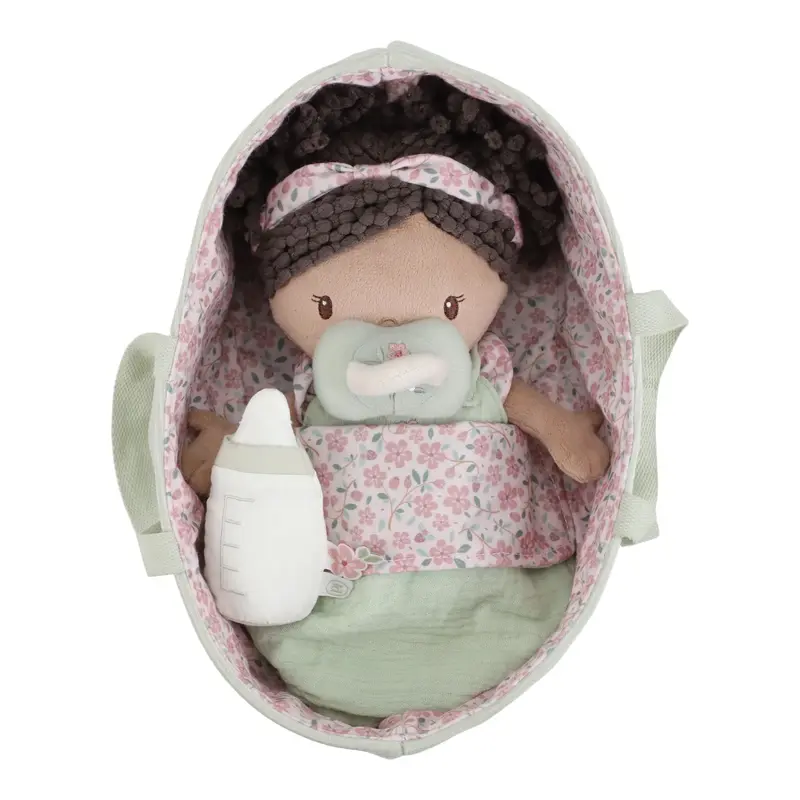 Bambola Neonata in Cesto Evi - Baby Doll in Basket Evi (LD4678)