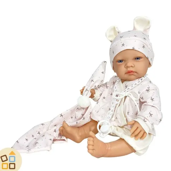 Bambola Neonato adatta Bagnetto 45 cm, Rubi