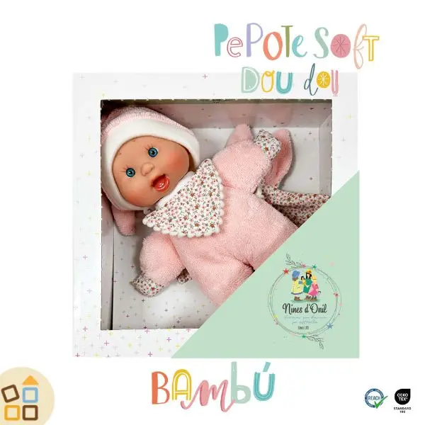 BAMBOLA PEPOTE SOFT CONF, ROSA