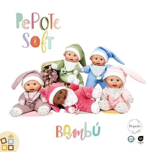 BAMBOLA PEPOTES SOFT, COLORI ASSORTITI