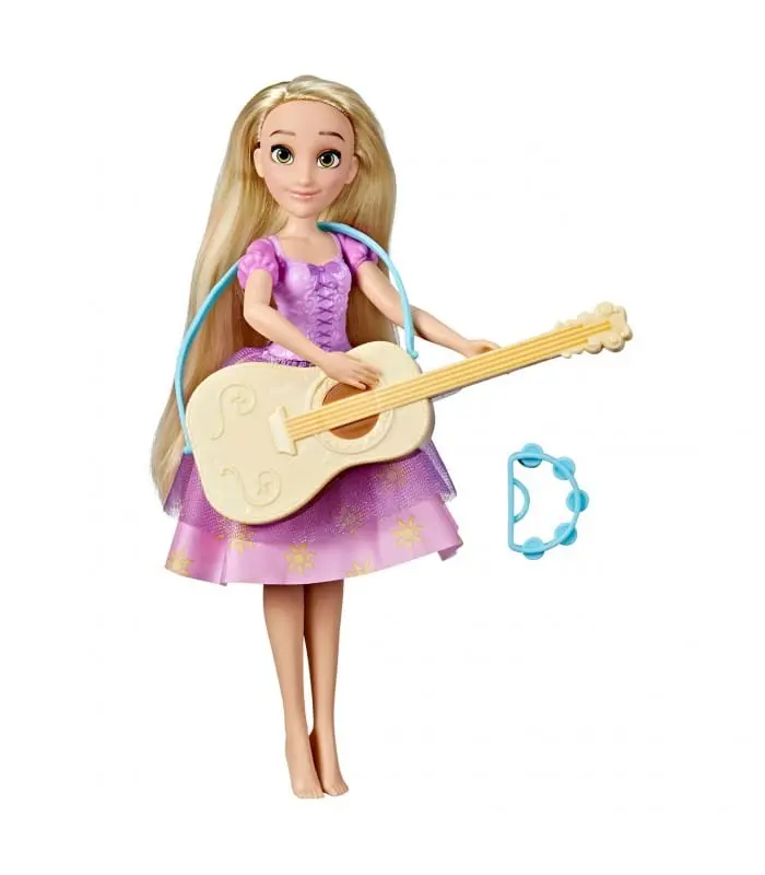 Bambola Principessa Rapunzel con Chitarra