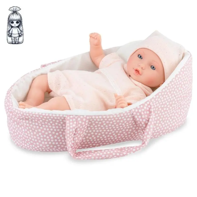 Bambola Reborn 40cm con Culla - Martina & Pau