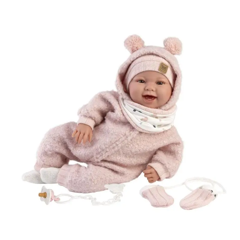 Bambola Reborn Tala Sorridente con Corpo Morbido Articolato