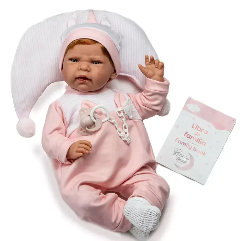 Bambola Tuta Rosa con Cuscino Antonio Juan