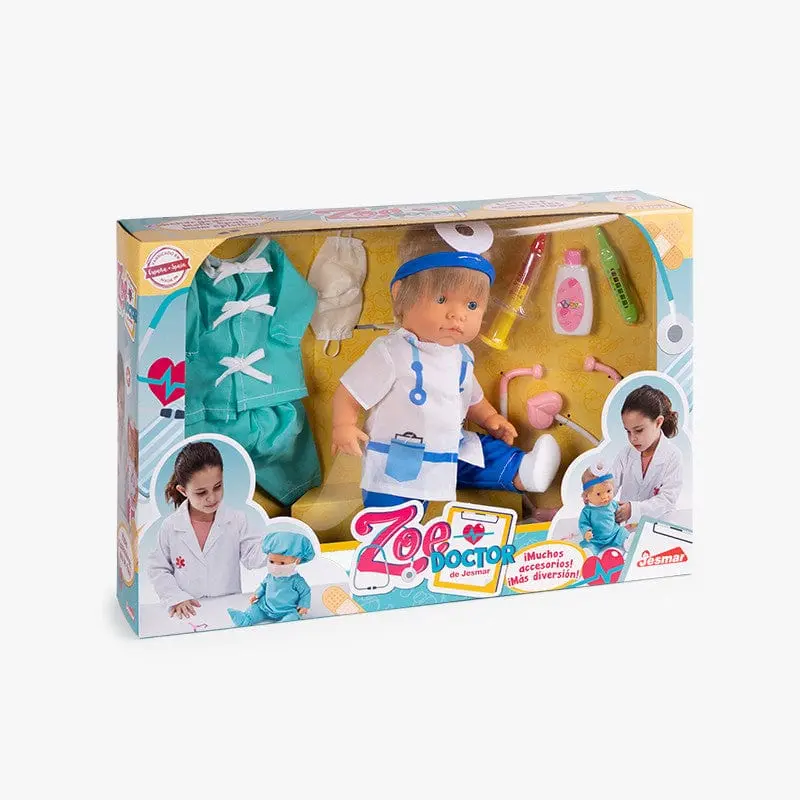Bambola Zoe Dottore 40cm con tantissimi Accessori