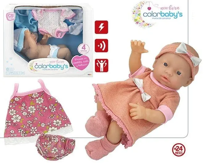 Bambolotto 25cm con Suoni realistici
