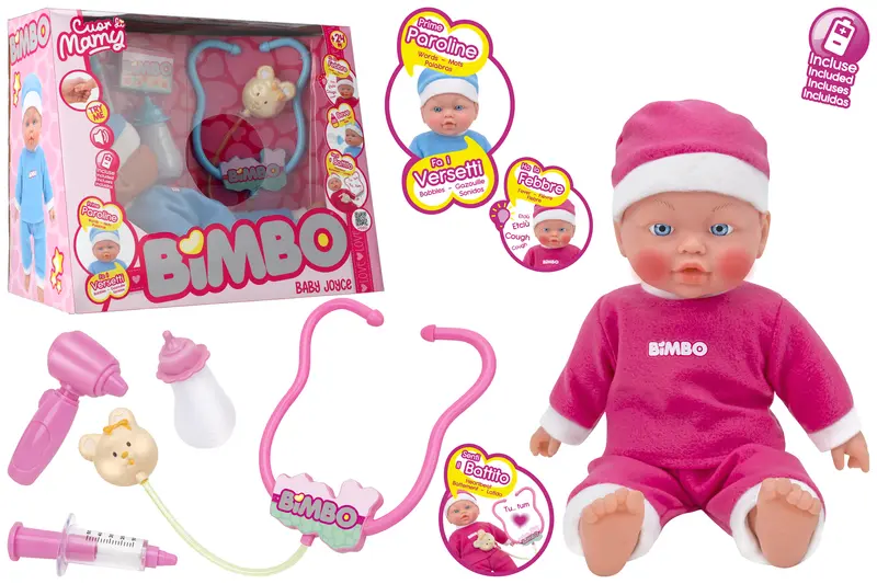 BAMBOLOTTO BUA B/O 38CM C/ACC 2 COL TRY-ME
