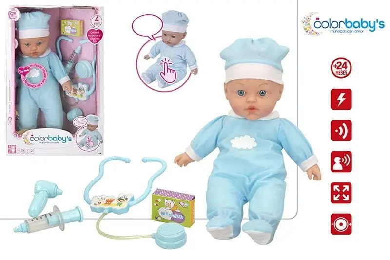 Bambolotto Dottore 41cm con Accessori