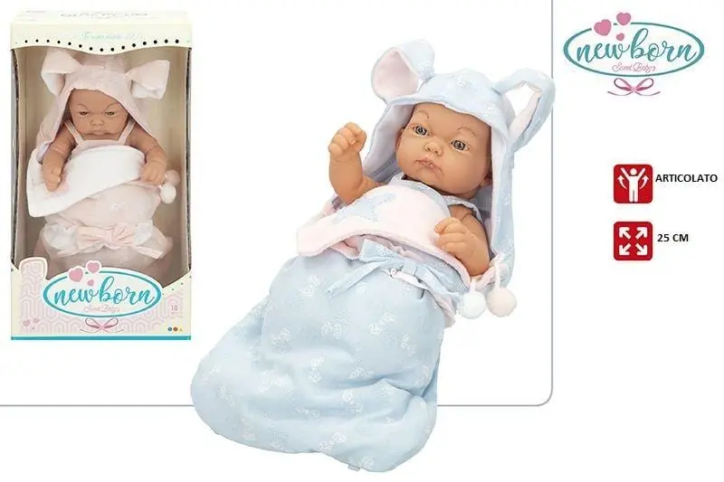 Bambolotto NewBorn con Copertina