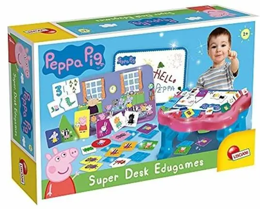 Banchetto Educativo di Peppa Pig, Tavolino Attività Lisciani Giochi