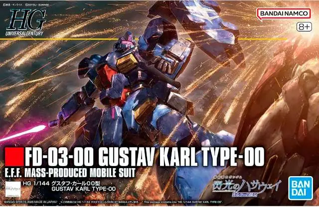 Bandai HGUC 1/144 Gustav Karl Type-00 - Gundam Hathaway