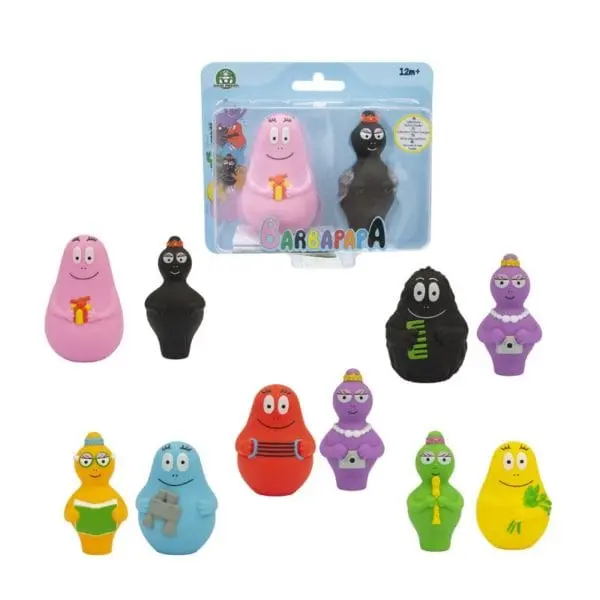 Barbapapà Personaggi 8 cm assortiti in coppia