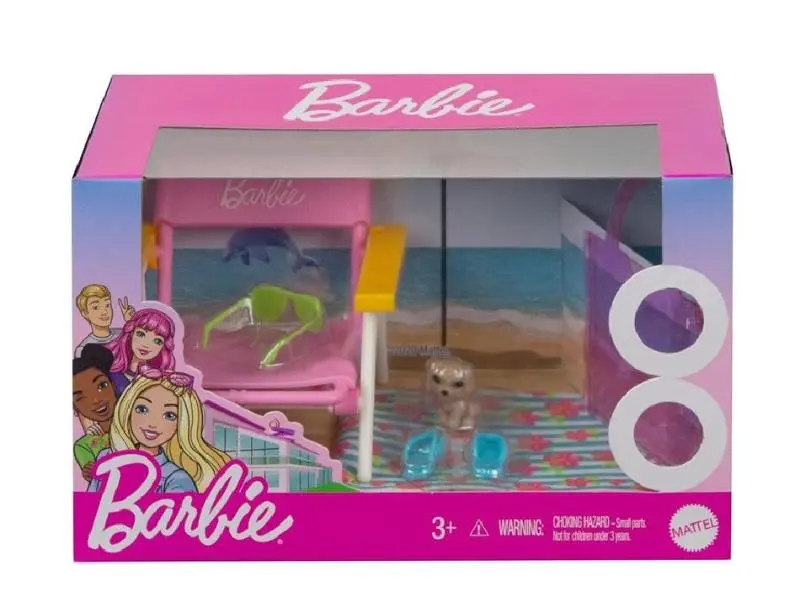 Barbie Accessori Arredamento con Cuccioli