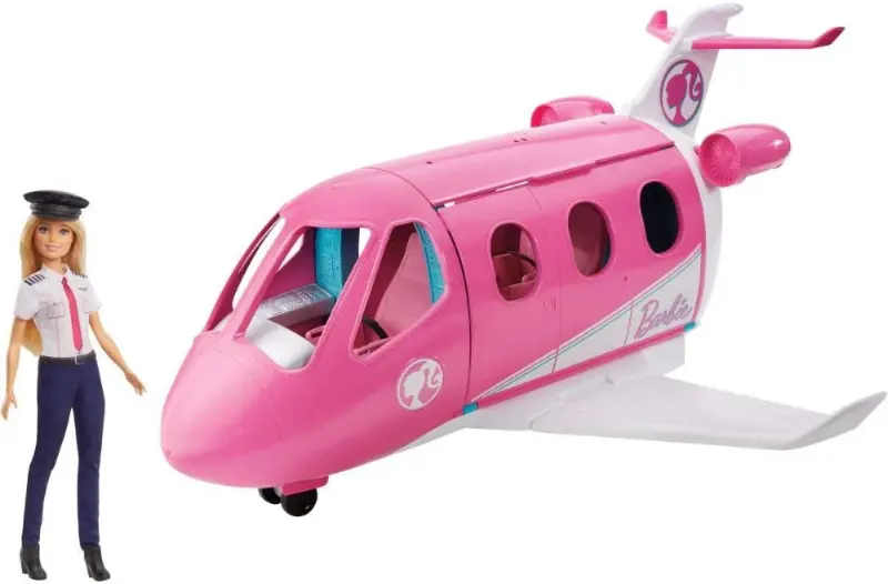 Barbie Aereo dei Sogni con Pilota, Veicolo e Bambola Pilota Inclusa