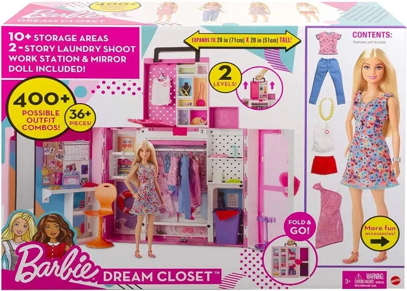 Barbie Armadio dei Sogni 2.0, Playset con Bambola Bionda
