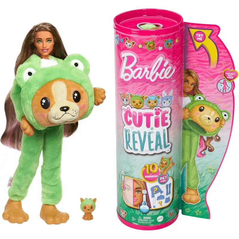 Barbie Bambola Cutie Reveal Cagnolino-Rana