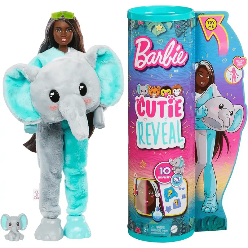 Barbie Bambola Cutie Reveal Elefante