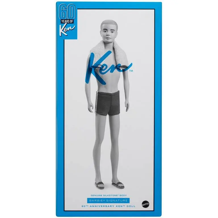 Barbie Bambola Ken 60° Anniversario Silkstone in Edizione Limitata