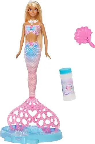 Barbie Bubble Sparkle Mermaid Doll, confezione da 1