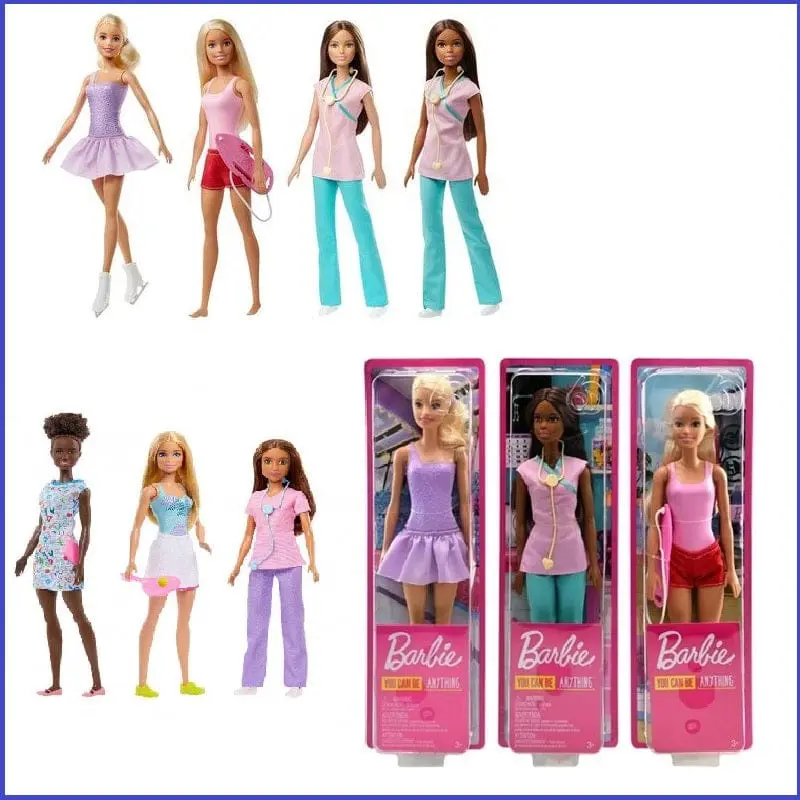 Barbie Carriere, Bambola con Accessori - Assortimento