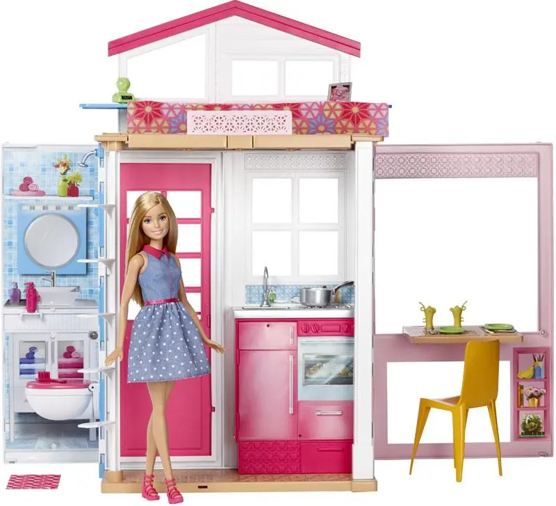 Barbie Casa a 2 Piani con Bambola e Accessori
