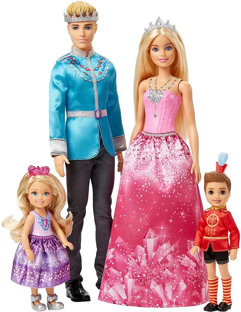 Barbie Dreamtopia Famiglia Reale 4 Personaggi inclusi