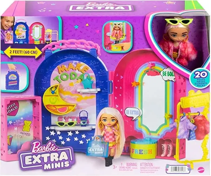 Barbie Extra Boutique, playset mini Bambole