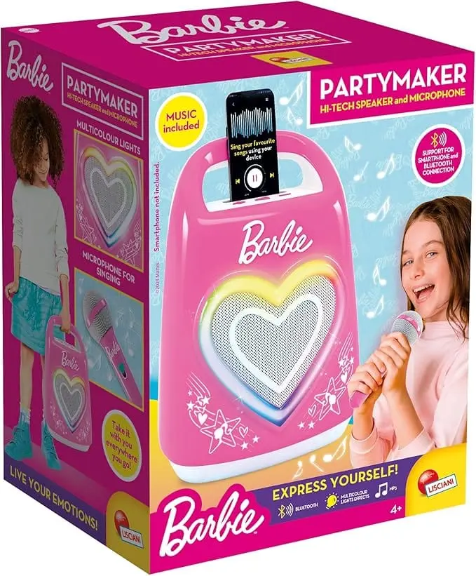 Barbie Karaoke Bluetooth Party Maker - Lisciani 104475