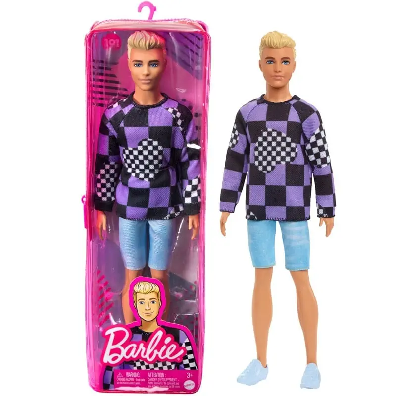 Barbie Ken Fashionistas 191, bambola capelli Biondi