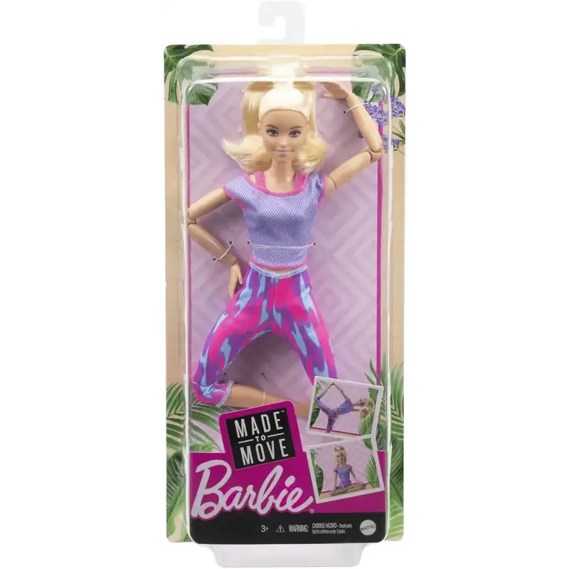 Barbie Made to Move fitness bionda