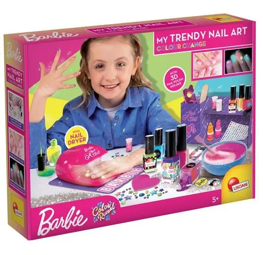Barbie My Trendy Nail Art Color Change, Grande set Manicure