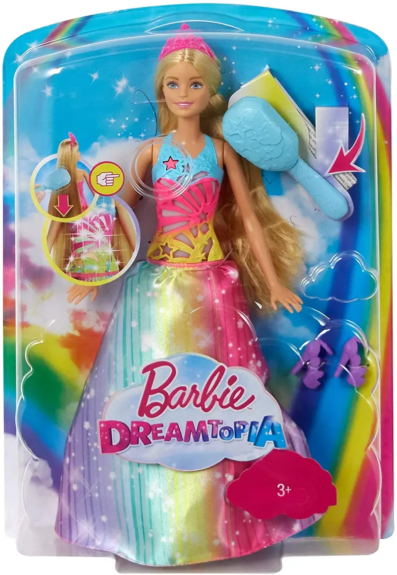 Barbie Principessa Pettina e Brilla con Capelli Biondi